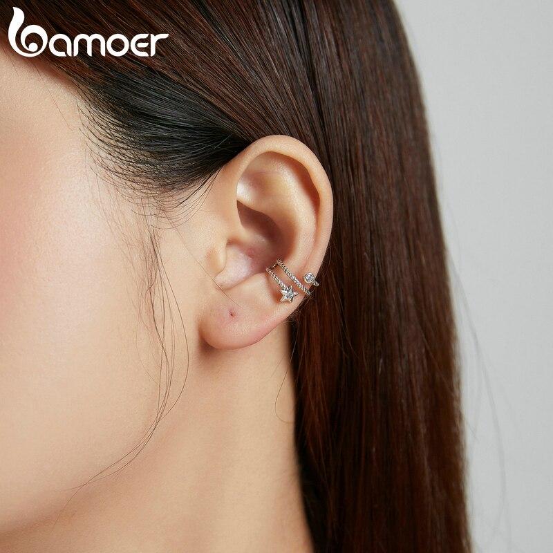 Boucles D'Oreilles Pince En Argent 925 Sterling - Style Goujon Fermoir Papillon - Neuf Sans Emballage
