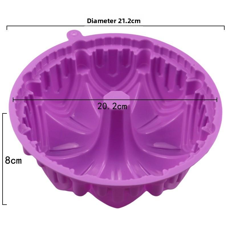Grande Stampo in Silicone Castello Corona Grande per Cottura Fai da Te e Decorazione Torte