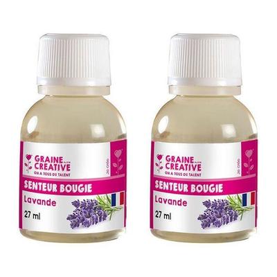 Vonná esence do svíček - KREATIVNÍ SEMÍNKO - Levandule - 54 ml - 2 lahvičky po 27 ml - Smíšené