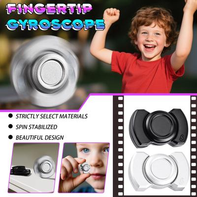 Alloy Fingertip Gyro Click, Slide And Mode, Super Quiet, High Speed, 3 Minutes  Time, Compact Stress Reliever Toy For Adults