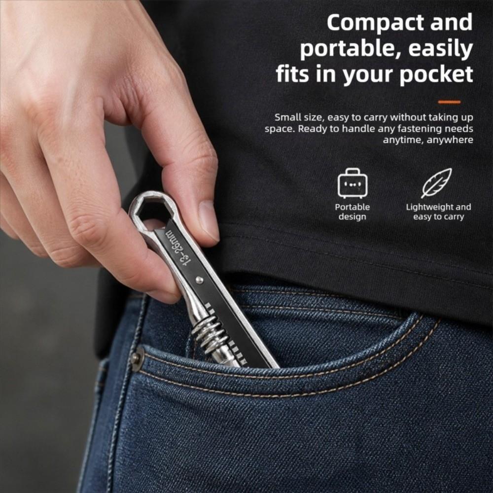 Precision Ratchet Mechanism Adjustable Hex Head Wrench Mechanical Maintenance