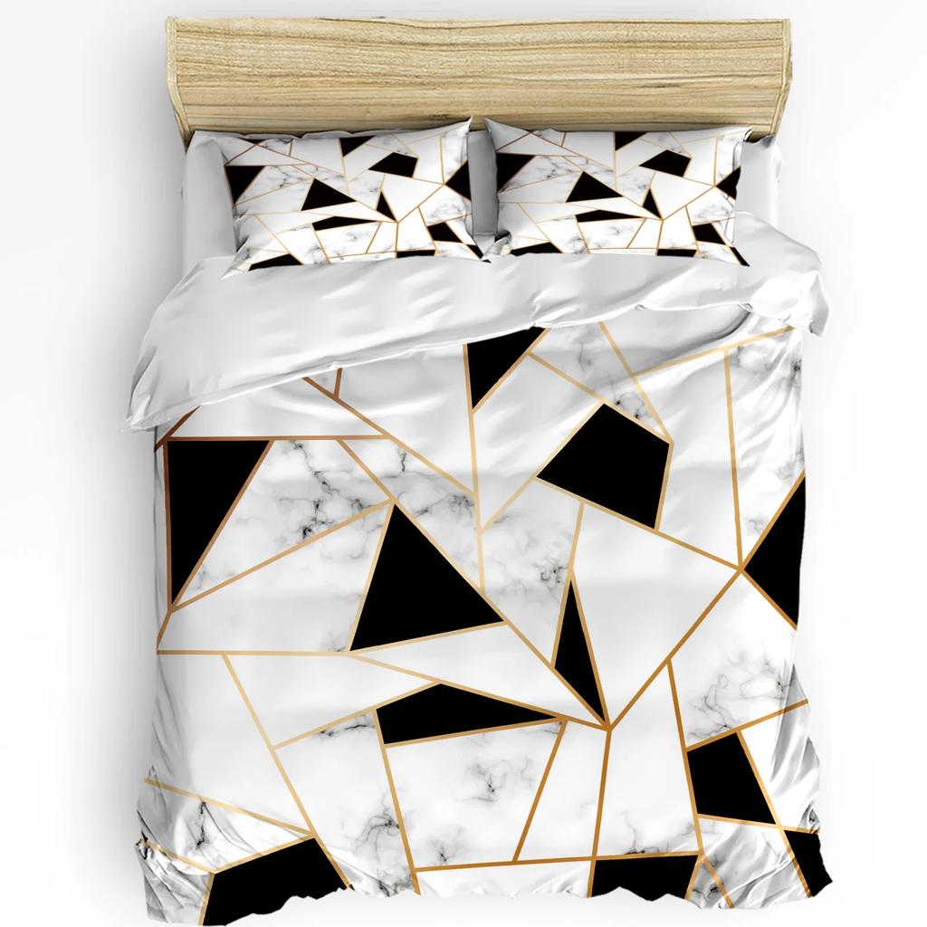 Black White Paisley Flower Duvet Cover Bed Bedding Set Home Textile Quilt Cover Pillowcases Bedroom Double Bedding Set No Sheet