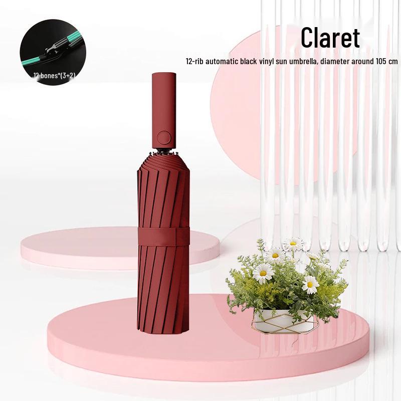 Custom Logo Umbrellas: Small Batch Promotional, Personalized Gift, Auto Folding Sun Protection