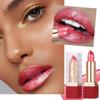 Metallic Lipstick Bright Glossy Velvet Texture Durable Make Your Lips Shiny Waterproof Anti-fouling Glitter Lip Stick Starry Sky
