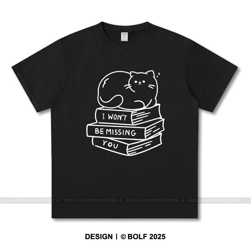 Women's I Won't Be Missing You Printed T-Shirt 100% Cotton Oversized Savage Graphic Tees for Men Summer Tops Breakup Streetwear