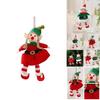 Weihnachtselfenpuppen-Ornament aus Stoffmaterial für Feiertagsbaumdekorationen