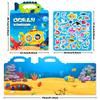DIY Jelly Quiet Book Ocean Kingdom Children's Puzzle Parent-child Time Cognitive Toy Animal Jelly Sticker Book