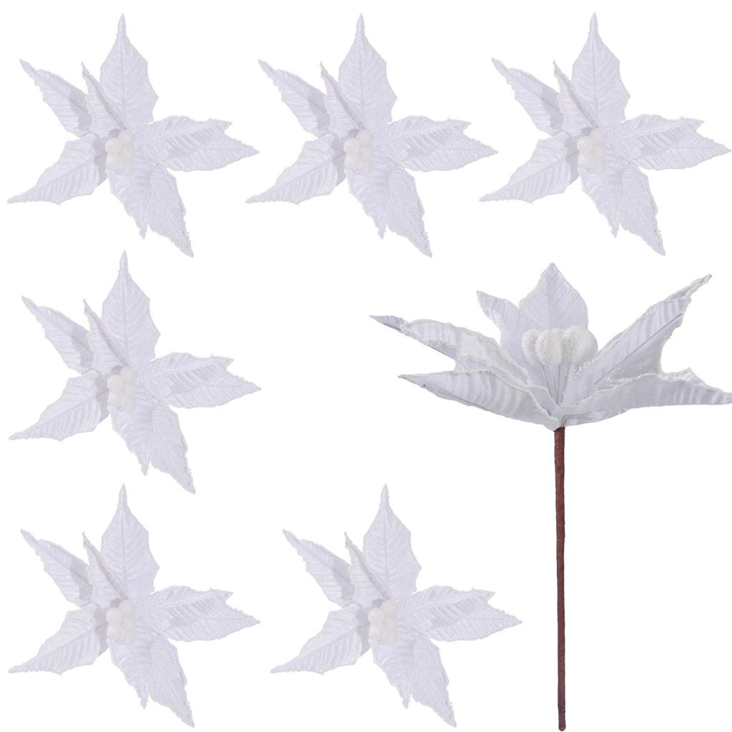 Christmas Tree Decoration Artificial Flower DIY Accessories Festive Atmosphere Tree Insert