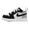 Air Jordan 1 Low ALT SE TD White Black Matte Silver Baby Sneakers Fire-Red IB3886-106