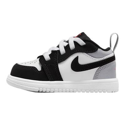 Zapatillas de Bebé Air 1 Low ALT SE TD Blanco Negro Plata Mate Rojo Fuego IB3886-106