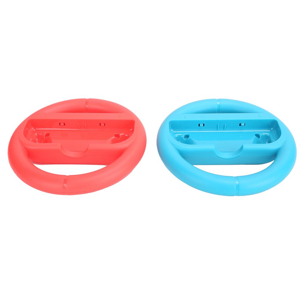 1 Pair Racing Steering Wheel Red and Blue Steering Wheel Grip for Switch Switch Lite