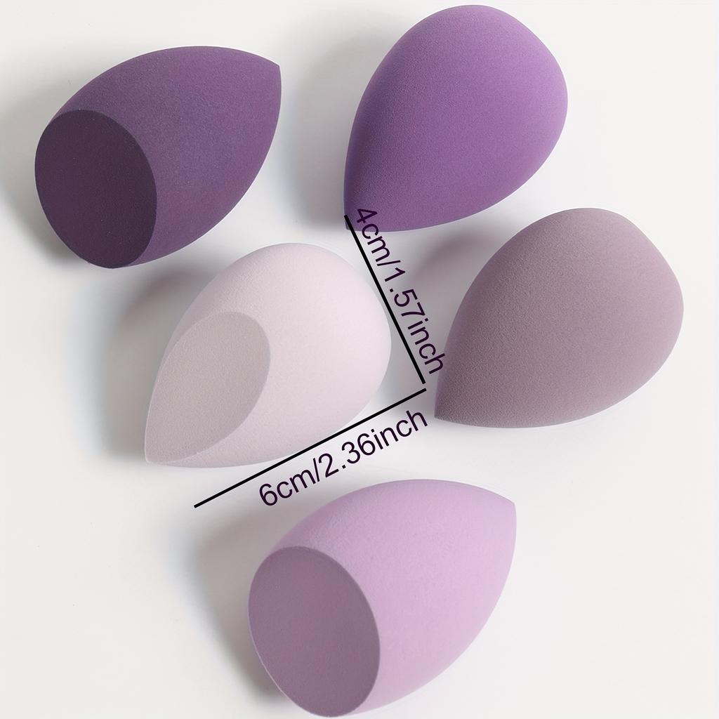 1/10pcs Soft, Latex - Free Makeup Sponges: Perfect for All Makeup Types, Durable, Dry/Wet Use, Must - Have Beauty Gift beauty