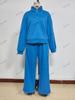 2025 Women's Casual Half-Zip Hoodie and Long Pants Set - European & American Autumn/Winter Style.