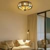Modern Crystal Ceiling Light Fixture, 4-Light E26 Base No Bulbs Included, 110V Voltage for Living Room Bedroom,Easy Installation