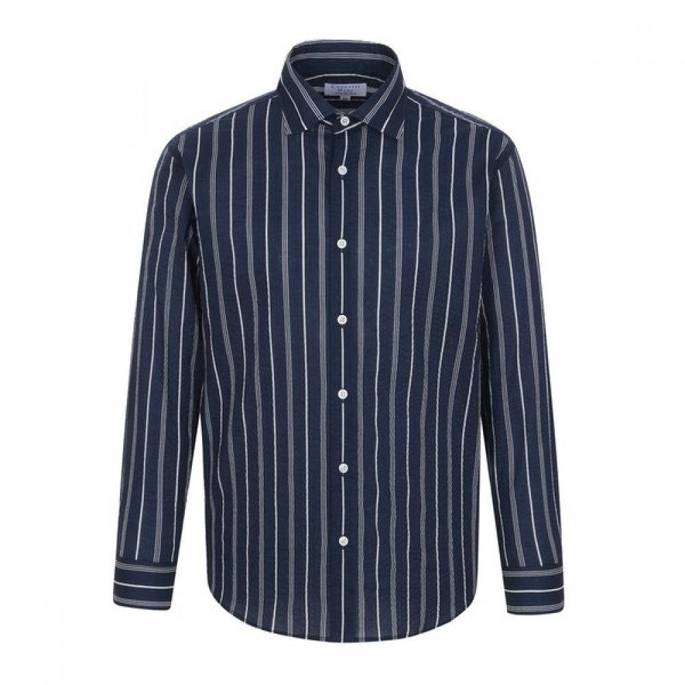 Countess Mara Stripe Cotton Seersucker Shirt Cdc1c23002n0 100