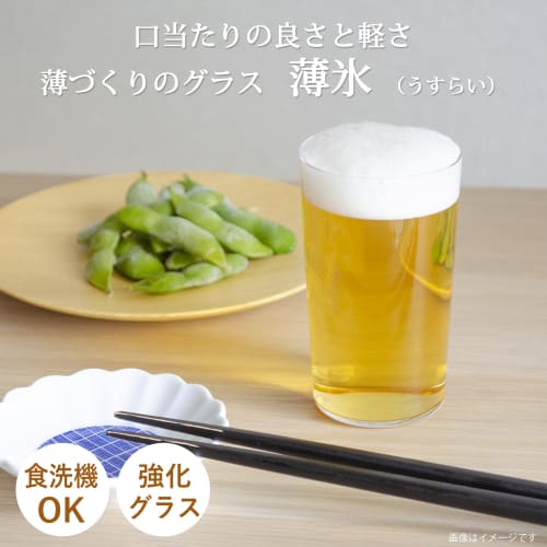 Toyo Sasaki Glass Whiskey Glasses, Rocks Glasses, Thin Ice, 315ml, Set of 6, Shatter-Resistant, Made in Japan, Dishwasher Safe, B-21110CS