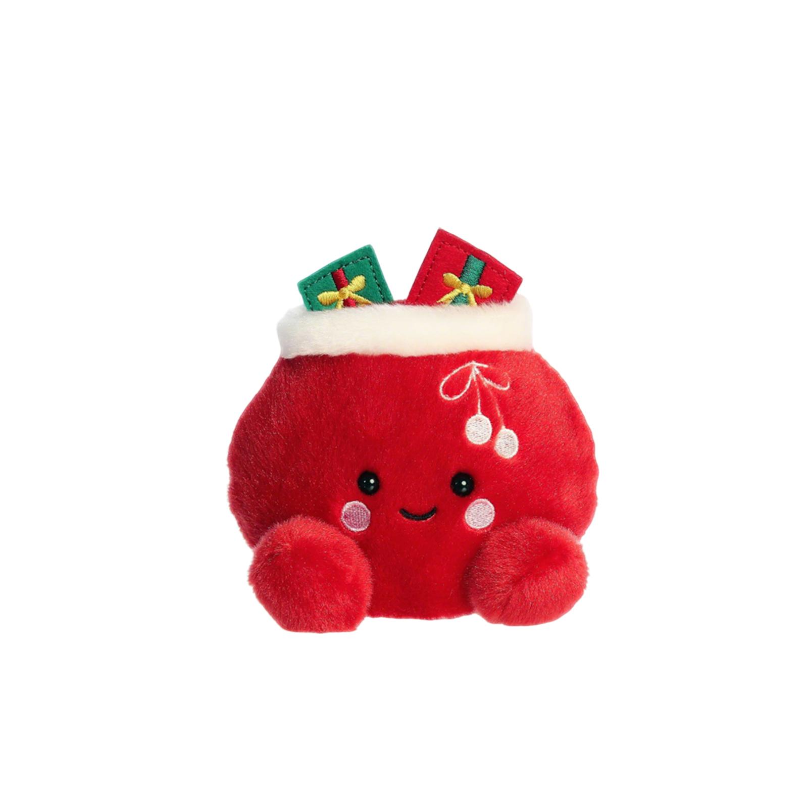 

Christmas Plush Toys - Red Festive Stuffed Toy - 9.45 Inch Plush Santa Gift Bag One Size