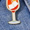 Women Brooch Enamel Beverage Design Lapel Pin Non-Slip Buckle Scarf Badge Sweaters Collars Hats Bags Coats Accessories