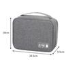 New Travel Digital Data Line Storage Bag Large Capacity Anti-moisture Grid Multi-functional Headphone Charger Finishing-ag