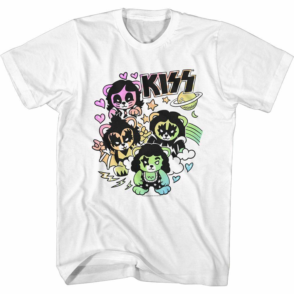 Unisex Cotton T-shirt Pre-Sell Kiss Rock Band Music Licensed T-shirt #1
