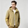 Men's Windproof Hardshell Jacket for Outdoor Hiking, Lightweight Spring and Fall Rain Jacket