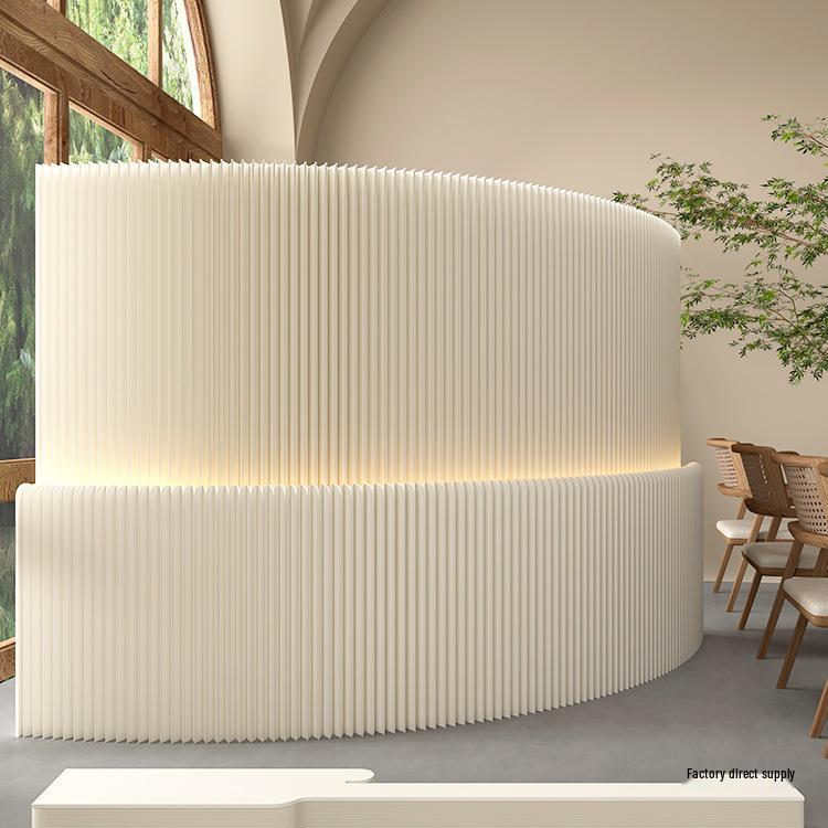 Glow Paper Folding Screen for Office, Living Room, Partition, Entryway, Rental Homes, Salons & Fences