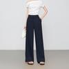 Summer cool Korean gentle wind pants fashion wide-leg pants high waist breathable straight tube thin commuter pants versatile women