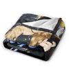 Freya Skye Vintage Fan Warm Blankets Casual Travel Car Bedding Throws Couch Bed Flannel Bedspread Sofa Bed Cover
