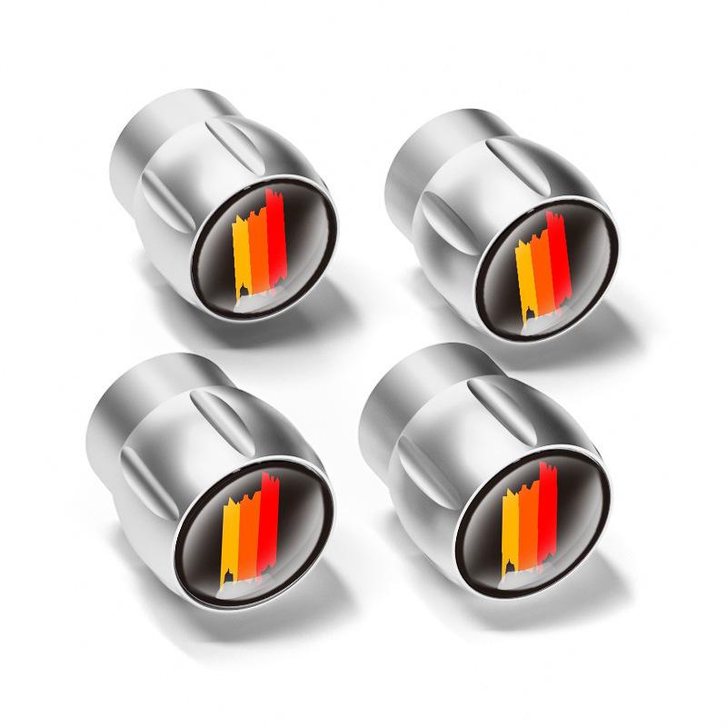 Universal Aluminum Alloy Tire Valve Stem Cap for BMW & Mercedes-Benz