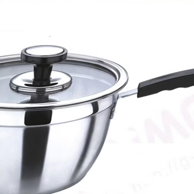 WODHO 18cm Korean Style Stainless Steel Saucepan