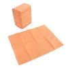 125 Pcs Disposable Nail Table Mat Soft Table Towel Waterproof Foldable Nail Tip Art Pad for Salon Orange