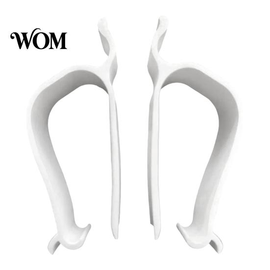 Toilet Seat Accessory Stabilizer, Clip-On No Drilling Required Clamps, Stable Fixation Stabilizer Clip Easy Installation Lid Lifter, for Home Bathroom