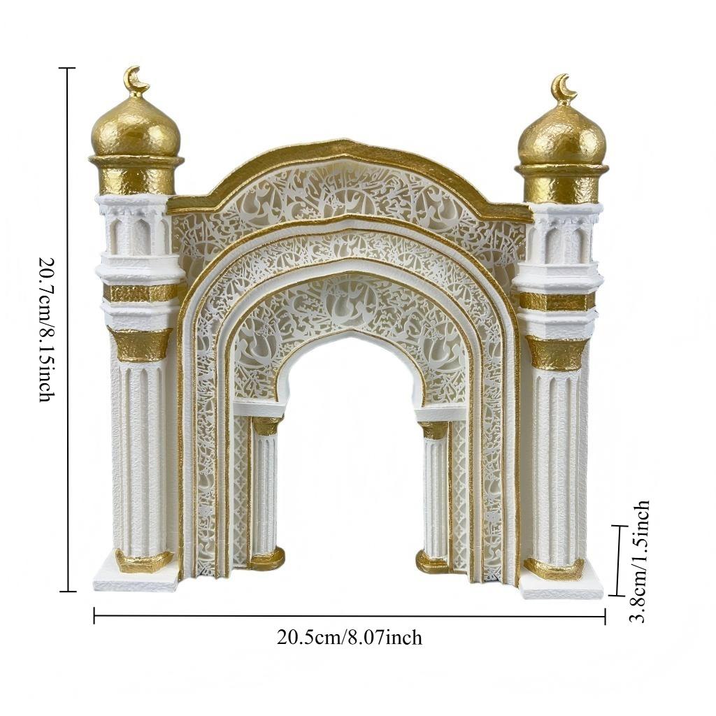

Ramadan Decoration Mosque Gate Tealight Holder Eid Mubarak Decor for Home Islamic Muslim Party Supplies Kareem Ramadan Gifts