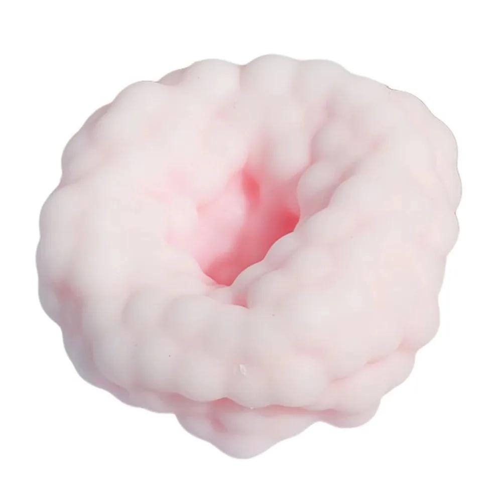 Crunchy Squishy Novelty Squeeze Toy Simulation Super Soft Elastic Crunchy Slow Rebound Toy Colorful Creative Crunchy Stress Ball