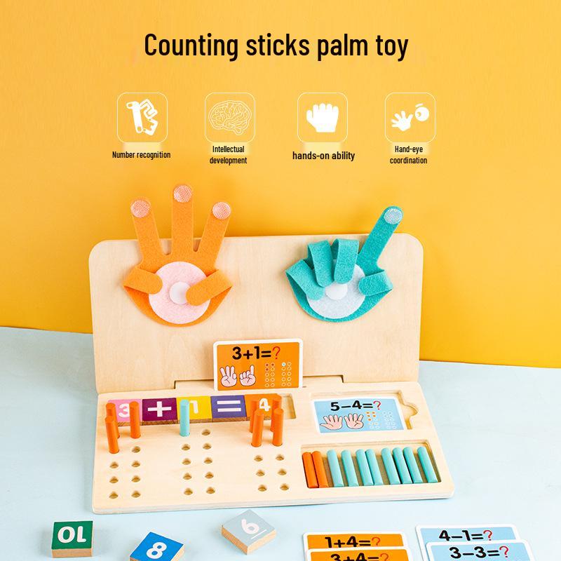 Montessori Math Teaching Aids for Kids: Addition & Subtraction Learning Toys