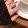 Heart-Shaped Knotted Open Ring - Chic, Fashionable Index Finger Jewelry for Girls