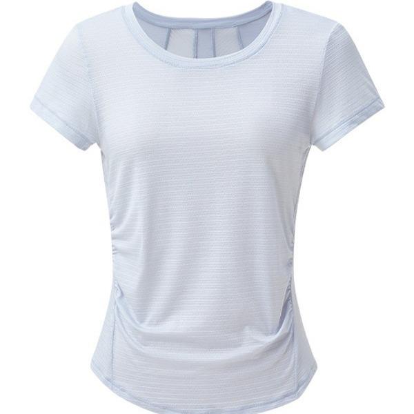 Women's Quick-Dry Yoga Running T-Shirt - Loose Fit, Short Sleeve, Lightweight Summer Cover-Up