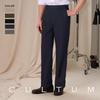 CULTUM Men's Bamboo Fiber Stretch Flat-Front Casual Pants