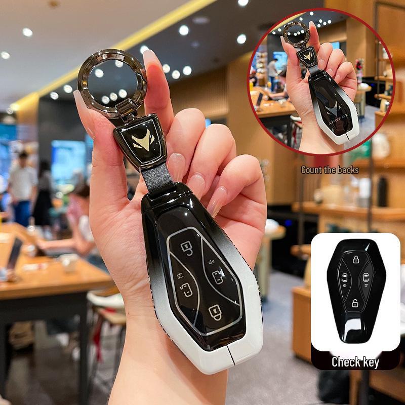 Premium Key Case for 24 Jihu Car Models: Alpha S/T5, ARCFOX, BAIC New Energy