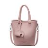 Niche casual vegetable basket bag women's new solid color bucket bag simple hand bag shoulder messenger bag