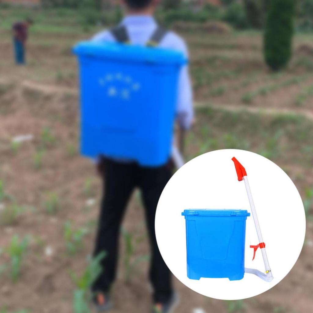 25L Back Carrying Granular Fertilizer Spreader for Corn Vegetables Versatile Agricultural Manual Fertilizing Tool Labor Saving