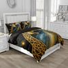 3D Printed Colorful Animals Duvet Cover Kit Polyster Pillowcase  New Wholesale Noble And Comfortable Animal Series Kit