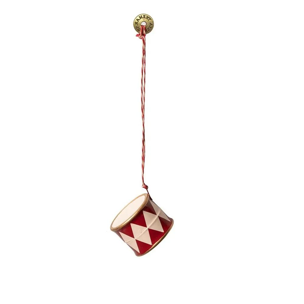 Multicolor Christmas Hanging Decoration Cartoon Cane Drum Heart Star Bell Hang Pendants Iron Art Craft Xmas Tree Ornament