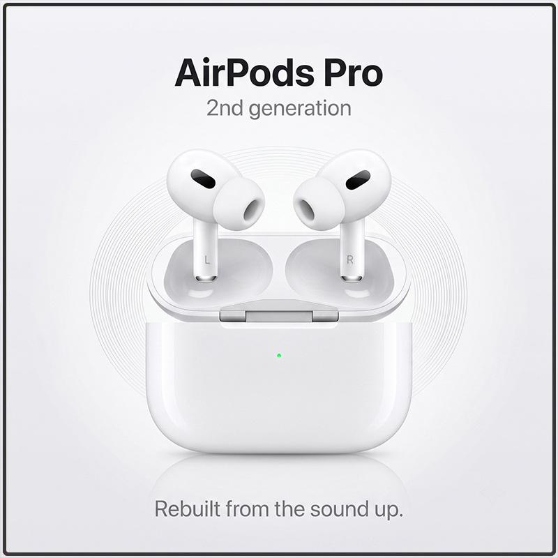 Căști True Wireless AirPods Pro 2 Generația a 2-a Împerechere Automată Izolare Fonică Căști In-ear Cu Accesoriu de Încărcare Type-C