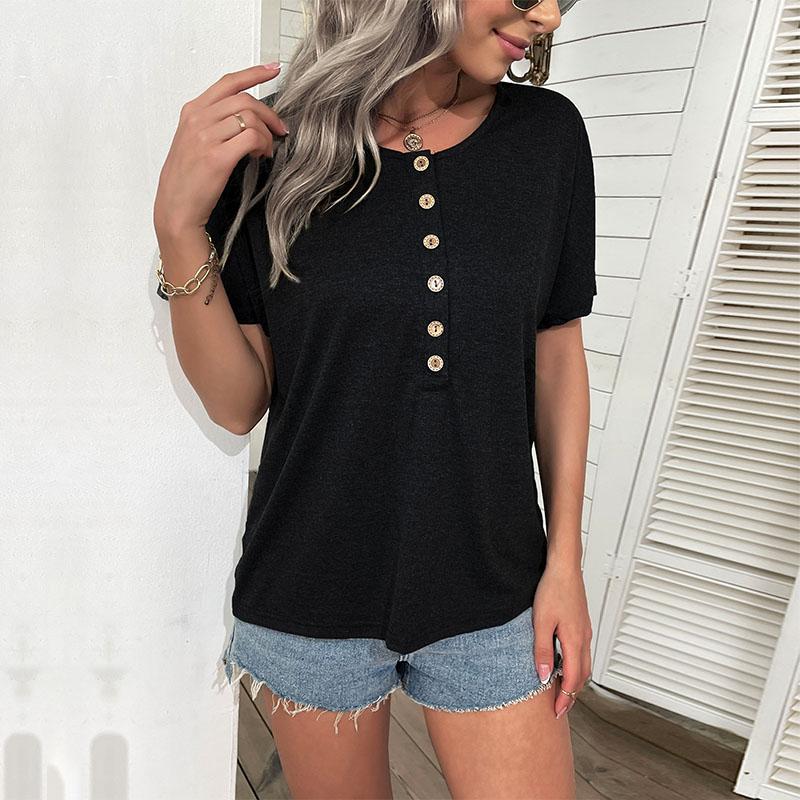 YYFS Tricouri și topuri cu mâneci scurte cu decolteu O cu mânecă scurtă cu imprimeu ocazional de modă pentru femei