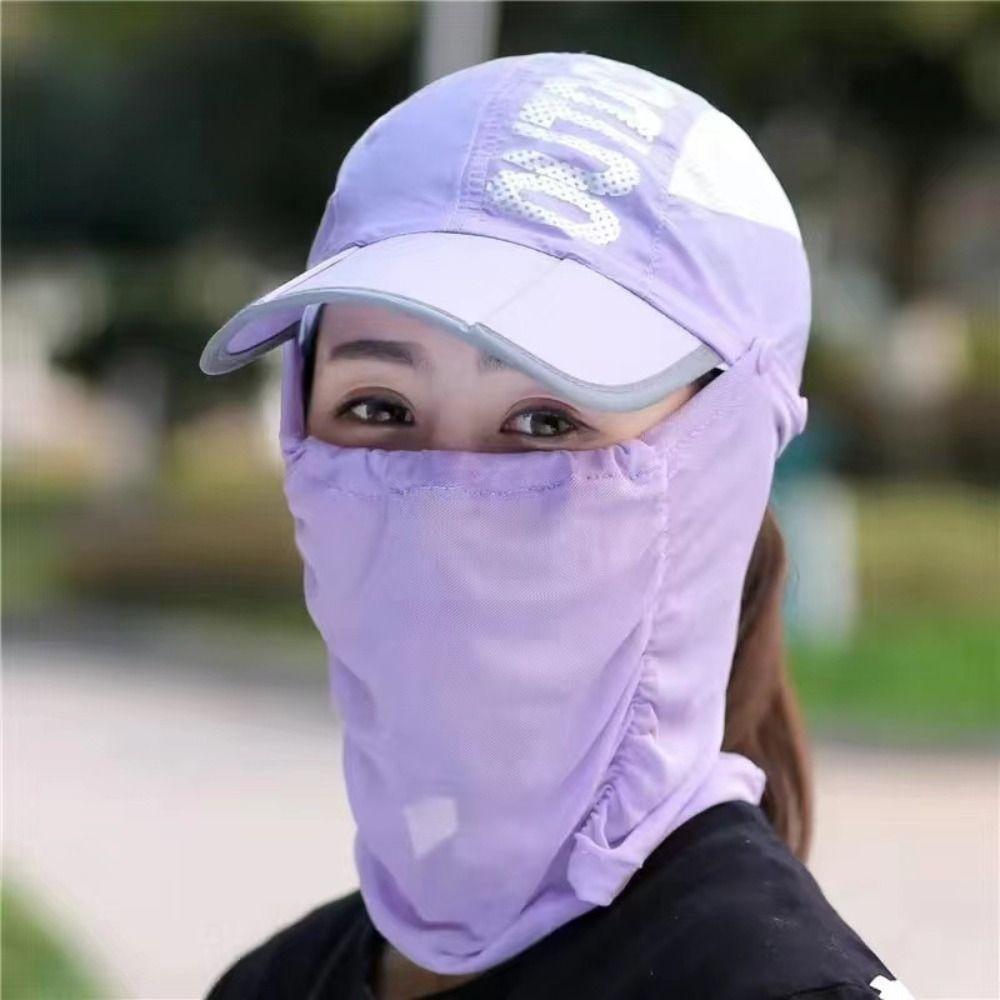 Sun Hat Sun Protection Hat Quick-dry Hat Face Cover Cap Cooling Wide Brim Baseball Cap Men