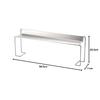 Oaks Made In Japan Stovetop Gap Rack, Condiment Storage, Silver
