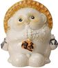 Shigaraki Ware Feng Shui Wish Tanuki Figurine (White) Width 21 X Depth 15.5 X Height 22.5cm 559-03
