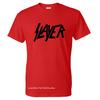 חולצת טי ממתכת Slayer מודפסת אופנת גברים Streetwear צווארון עגול שרוול קצר חולצת טי 100% כותנה חולצת רוק עליוניות