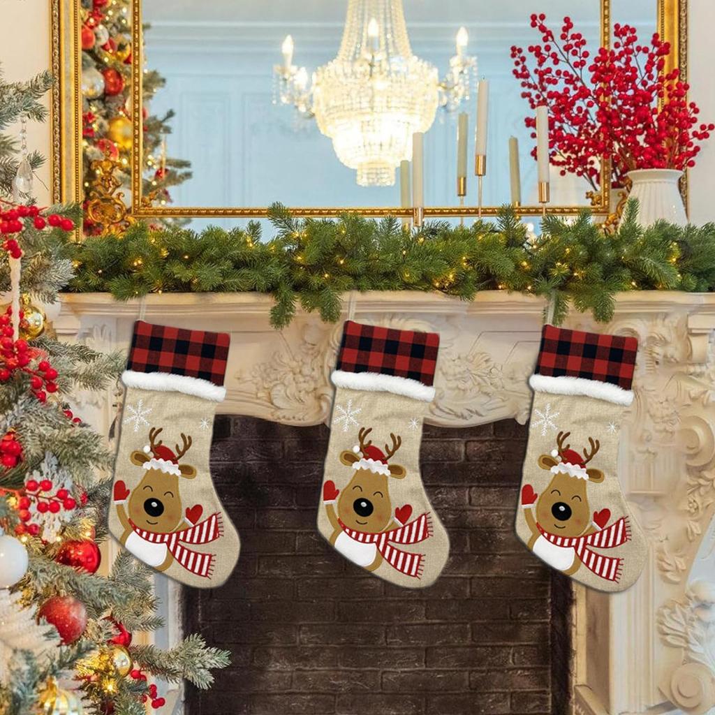 Stockings For Christmas Winter Christmas Stockings Ornament Fidget Decor Funny Favors For Small Toys Kids Family Friends Garden